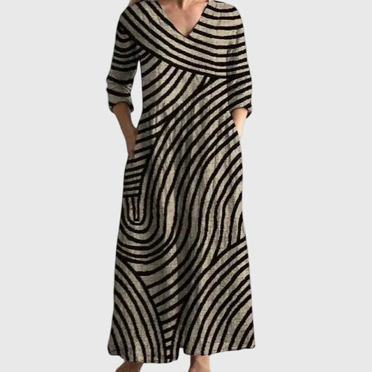 Fiona | Flowing Elegant Midi Dress