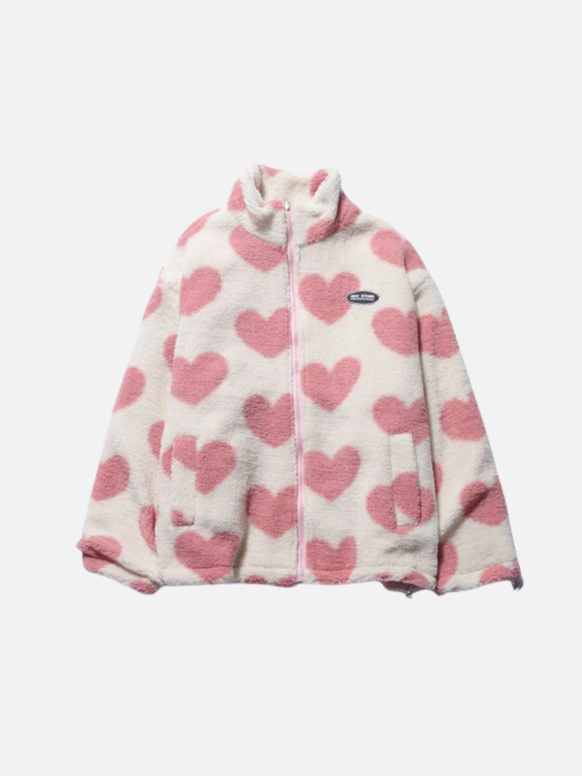 Catherine | Reversible Heart-Pattern Coat