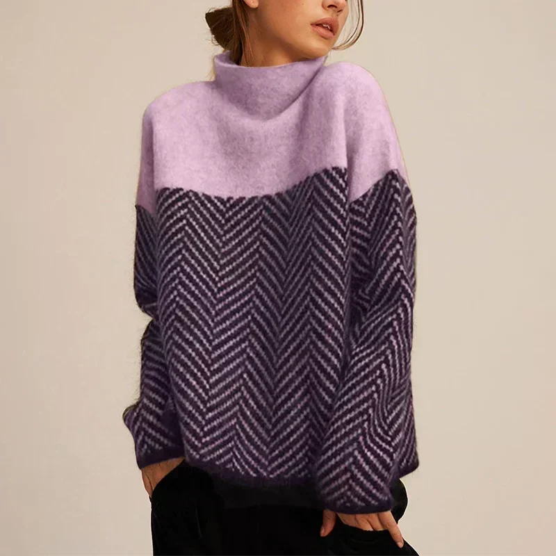 Friederike | Patterned Cable-Knit Sweater