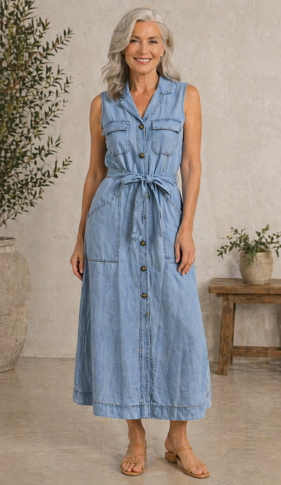 Sandra | Denim Dress