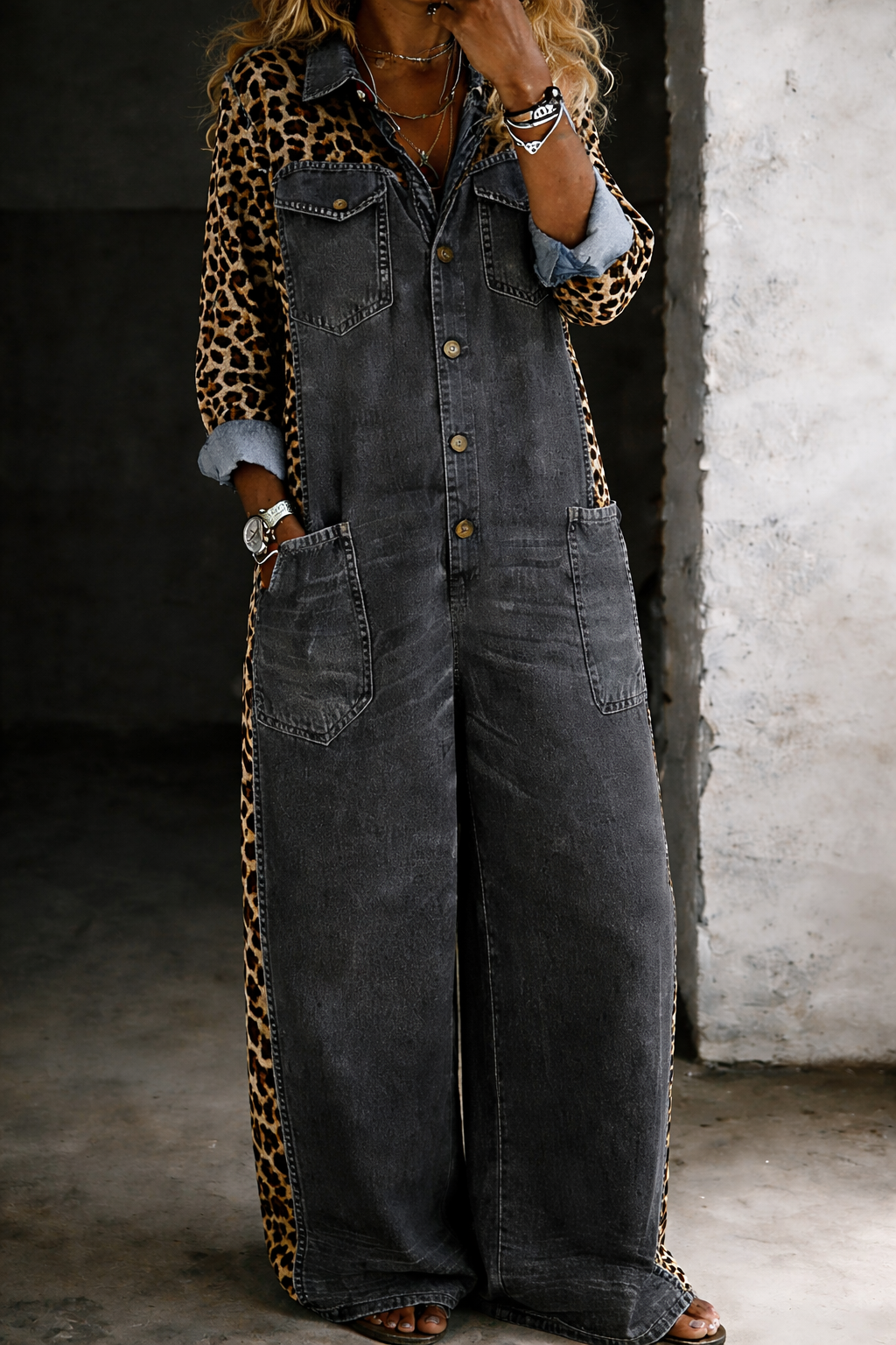 Irene | Denim Jumpsuit