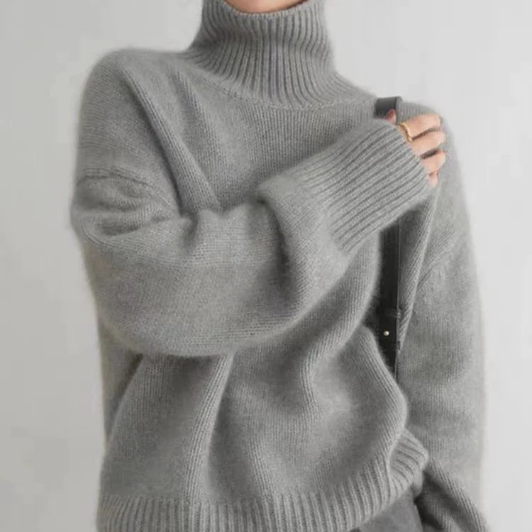 Dorothea | Cable-Knit Turtleneck Sweater