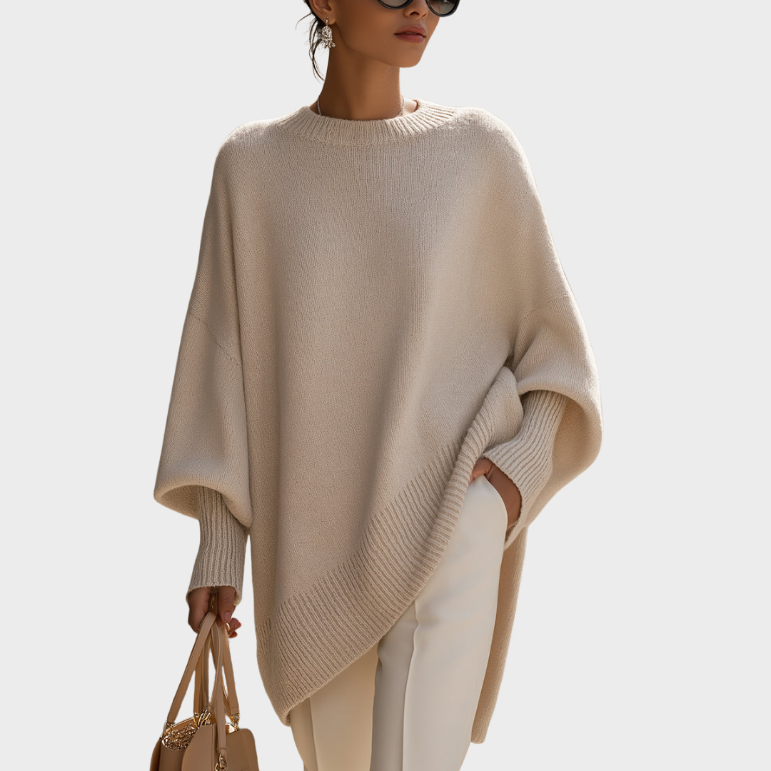 Rosemarie | Oversized Batwing-Sleeve Sweater