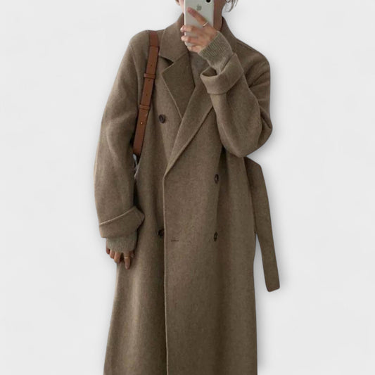 Brianna | Long Belted Coat