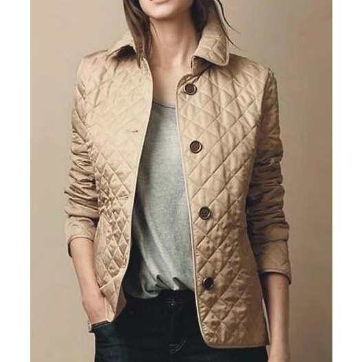 Lauren | Button-Front Quilted Jacket