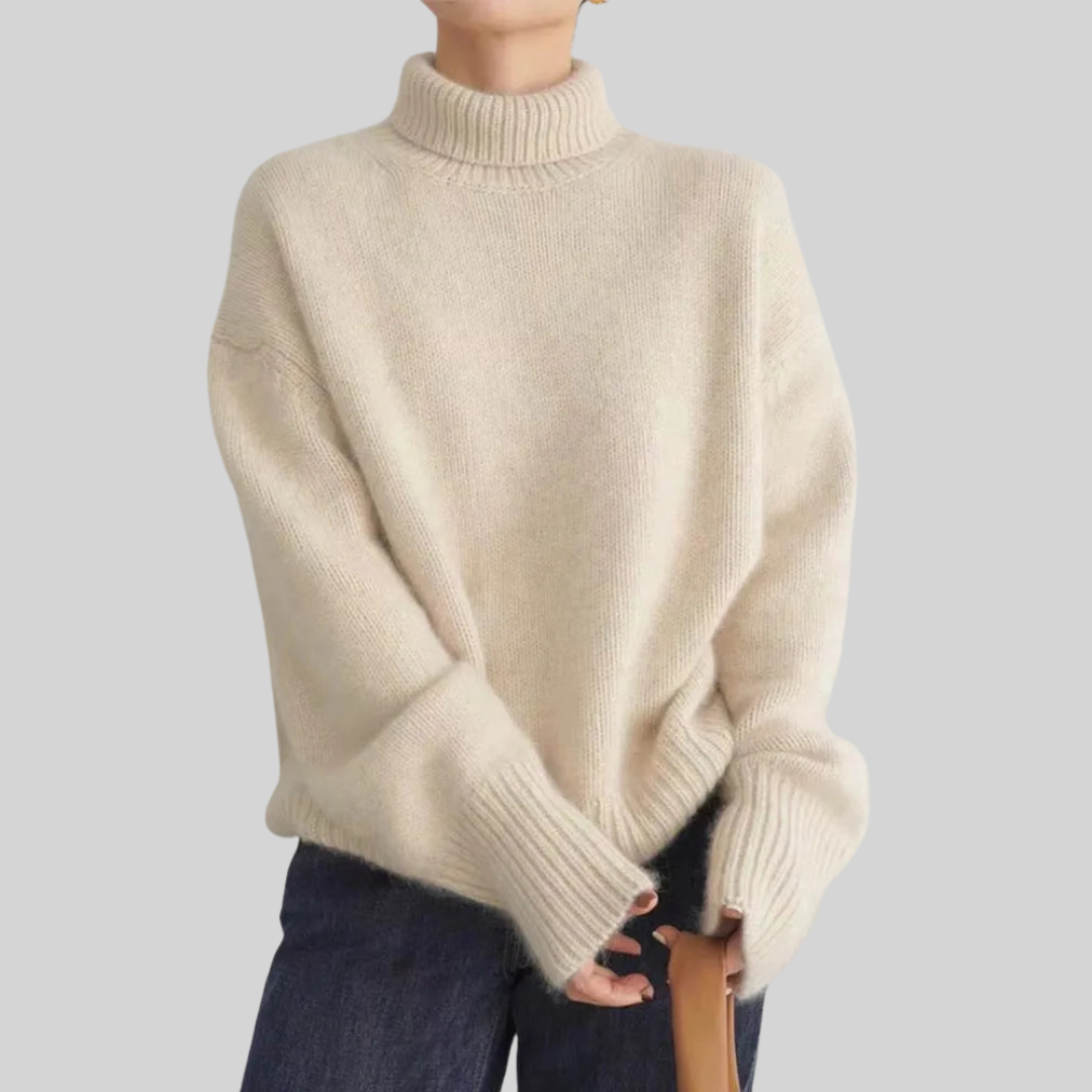 Dorothea | Cable-Knit Turtleneck Sweater