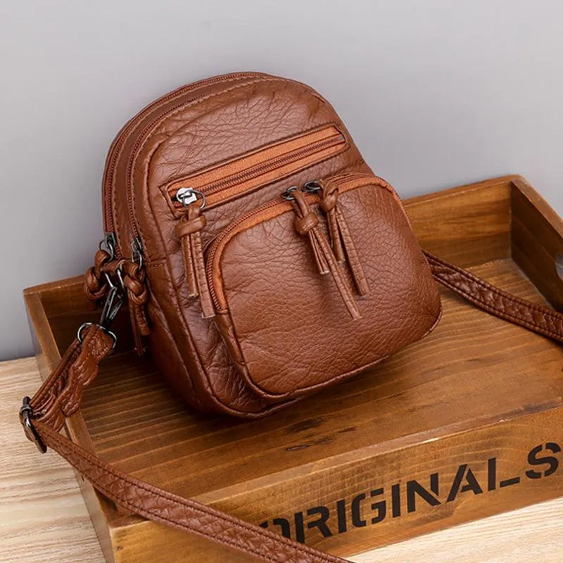 Sara™ | Simple Leather Handbag