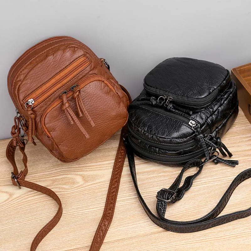 Sara™ | Simple Leather Handbag