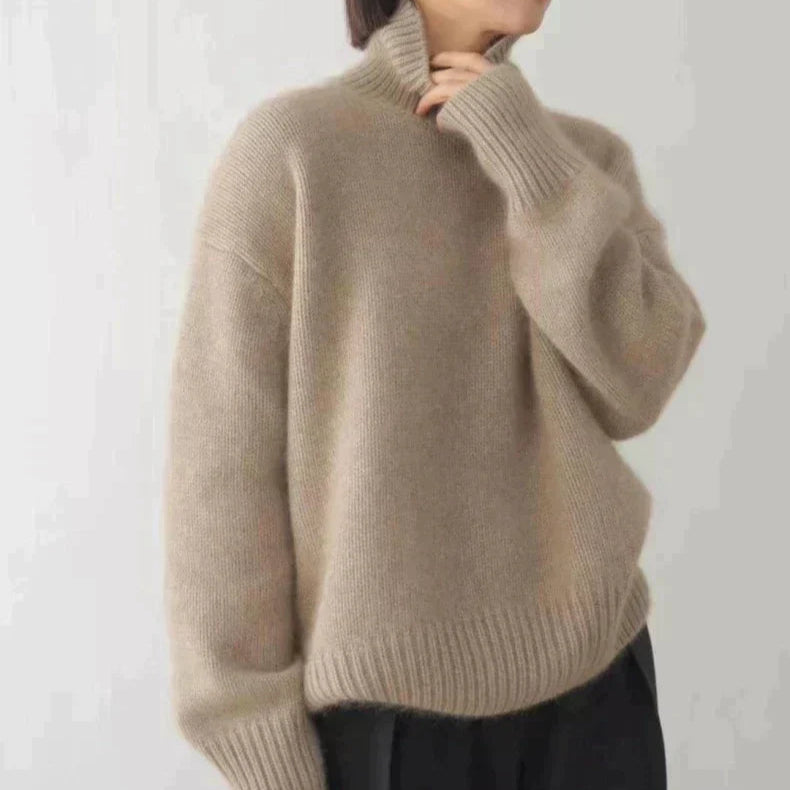 Dorothea | Cable-Knit Turtleneck Sweater