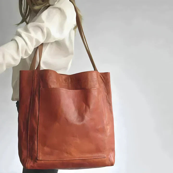 Kimberly™ | Classic Leather Shoulder Bag