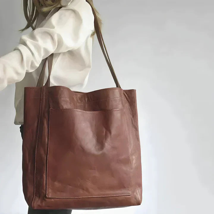 Kimberly™ | Classic Leather Shoulder Bag