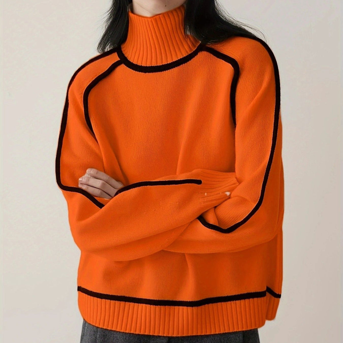 Karin | Ribbed Turtleneck Sweater