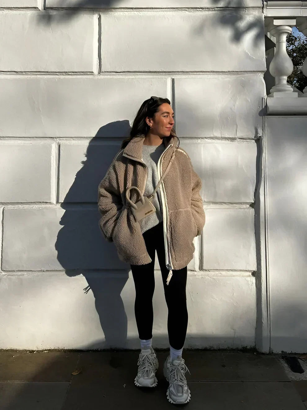 Chelsea | Soft Zip-Front Teddy Jacket