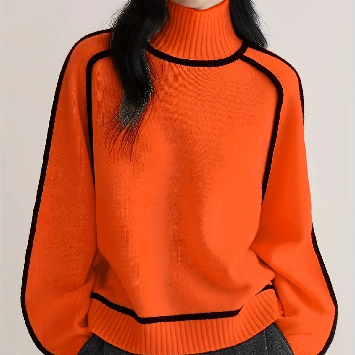 Karin | Ribbed Turtleneck Sweater