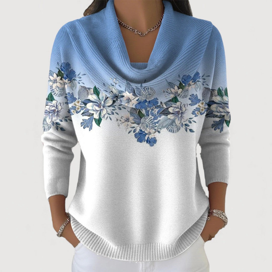 Sophie | Soft-Neck Floral Top