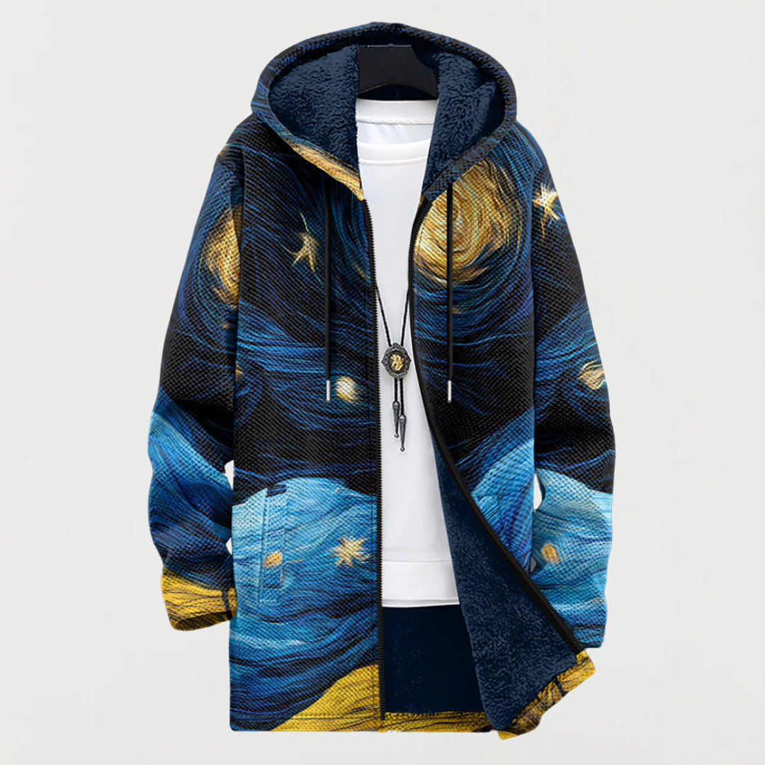 Sybil | Starry-Sky Hooded Cardigan