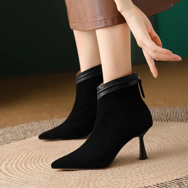 Laura | Pointed Ankle Boots
