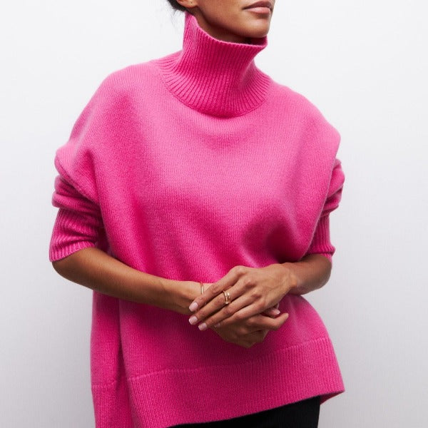 Gerda | Cable-Knit Turtleneck Sweater