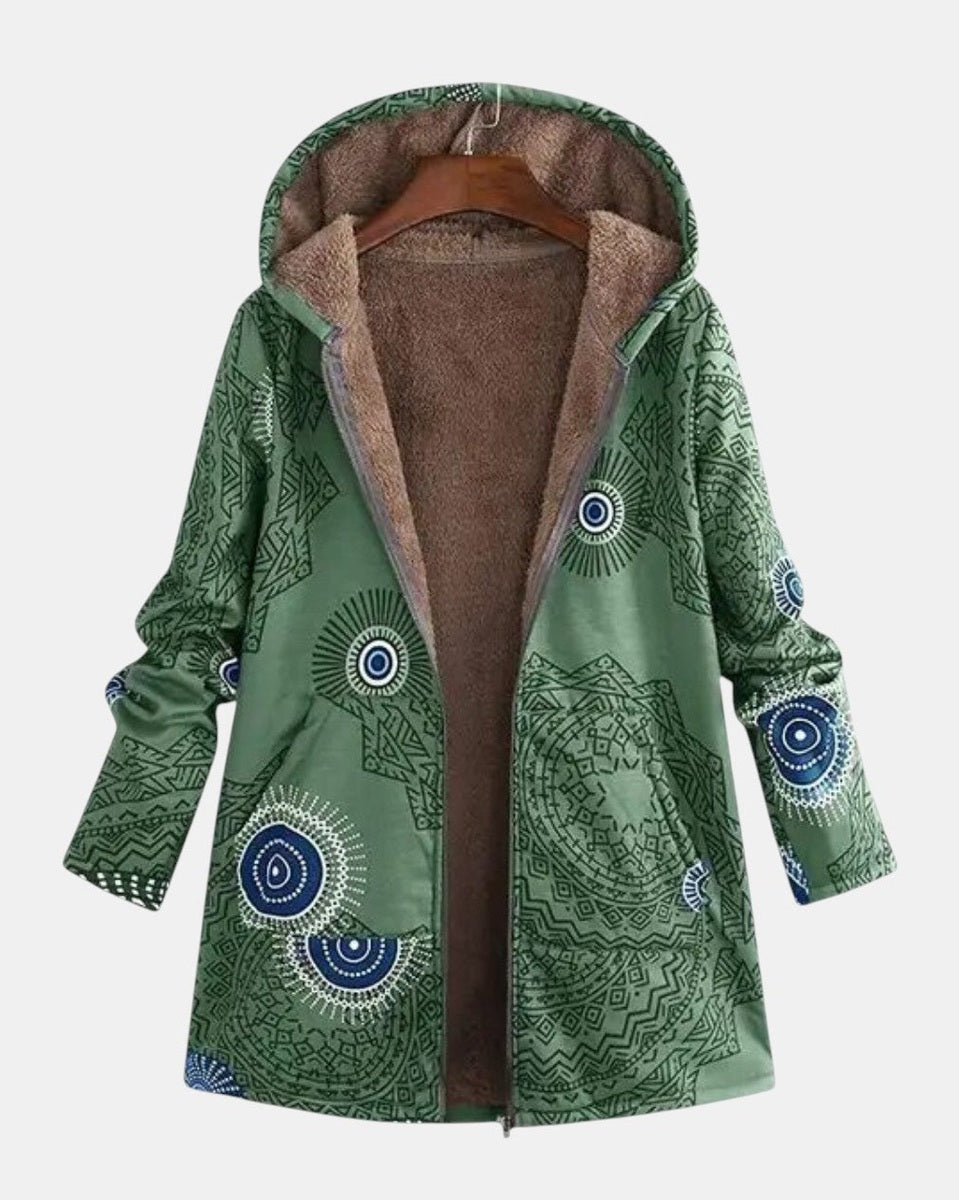 Scarlett | Aztec Sherpa Fleece Jacket