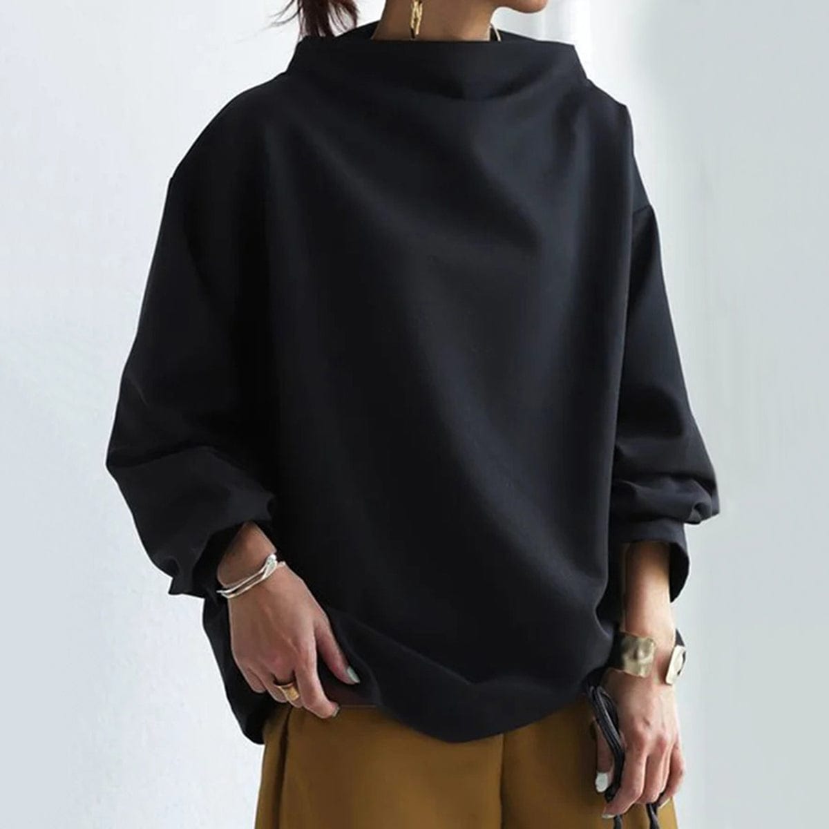 Lisa | Casual Mock-Neck Top