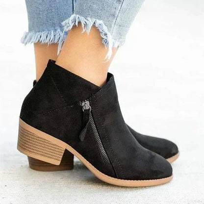 Mona | Ankle Boots with Zipper