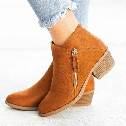 Mona | Ankle Boots with Zipper