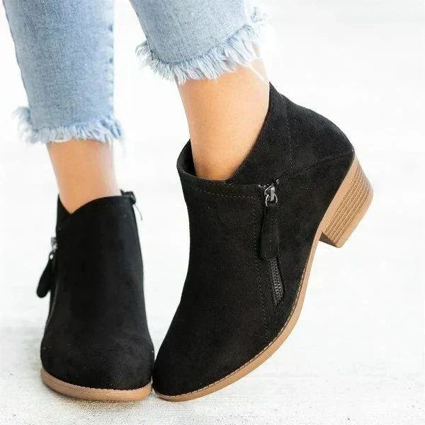Mona | Ankle Boots with Zipper