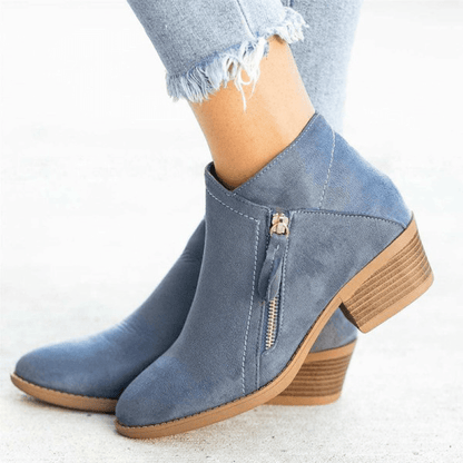 Mona | Ankle Boots with Zipper