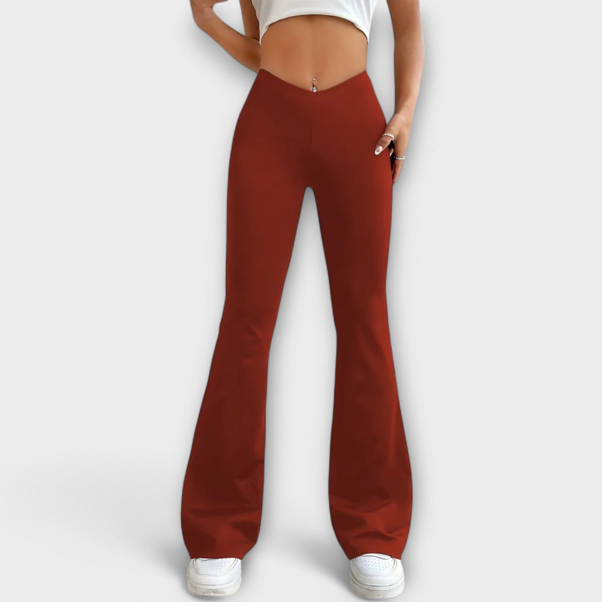 Jamie | Relaxed Pants with Flared Leg
