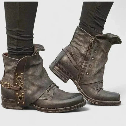 Willa | Leather Ankle Boots