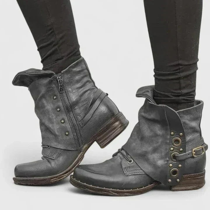 Willa | Leather Ankle Boots