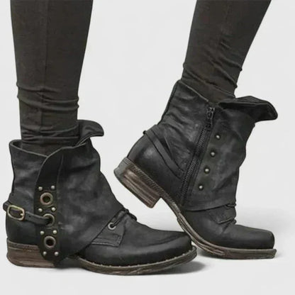 Willa | Leather Ankle Boots