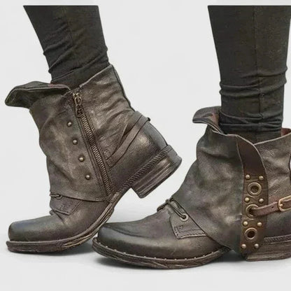 Willa | Leather Ankle Boots