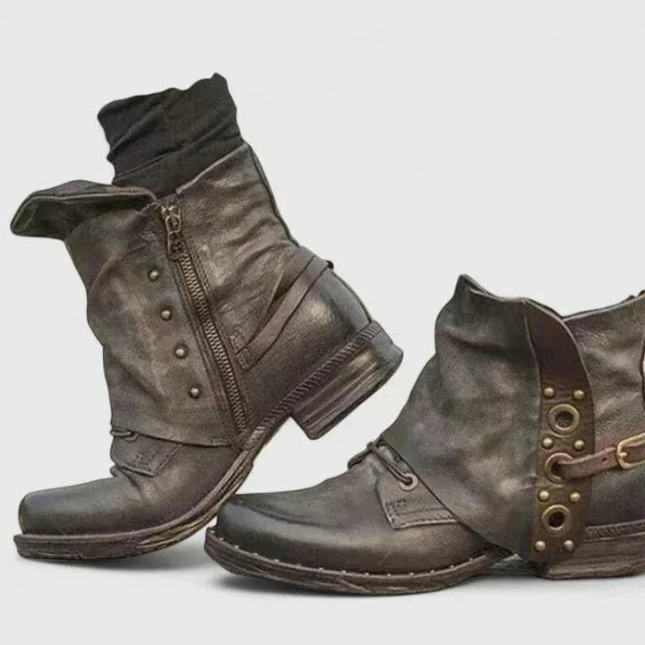 Willa | Leather Ankle Boots