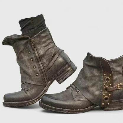 Willa | Leather Ankle Boots