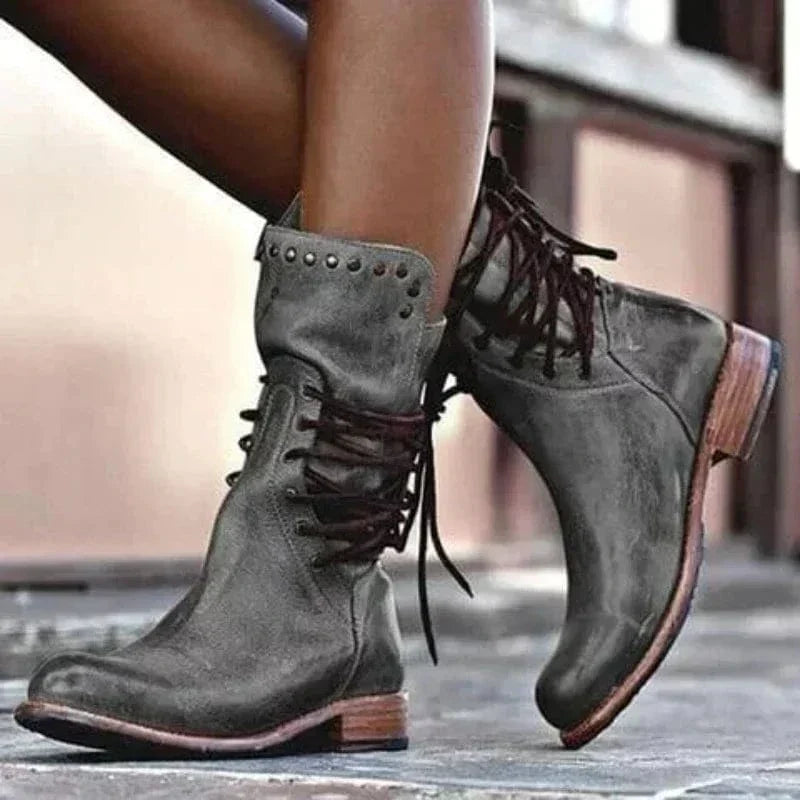 Venetia | Lace-Up Ankle Boots