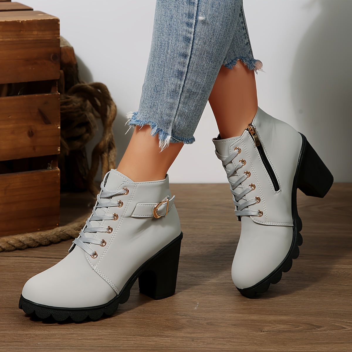 Tamsin | Lace-Up Ankle Boots