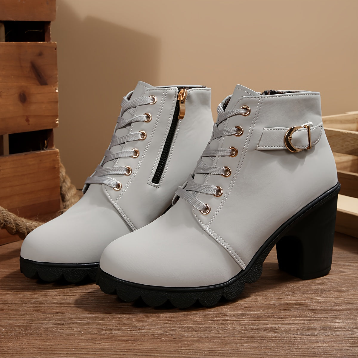 Tamsin | Lace-Up Ankle Boots