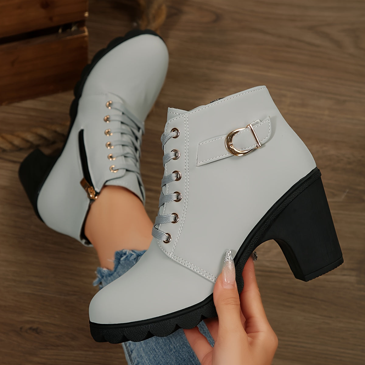 Tamsin | Lace-Up Ankle Boots