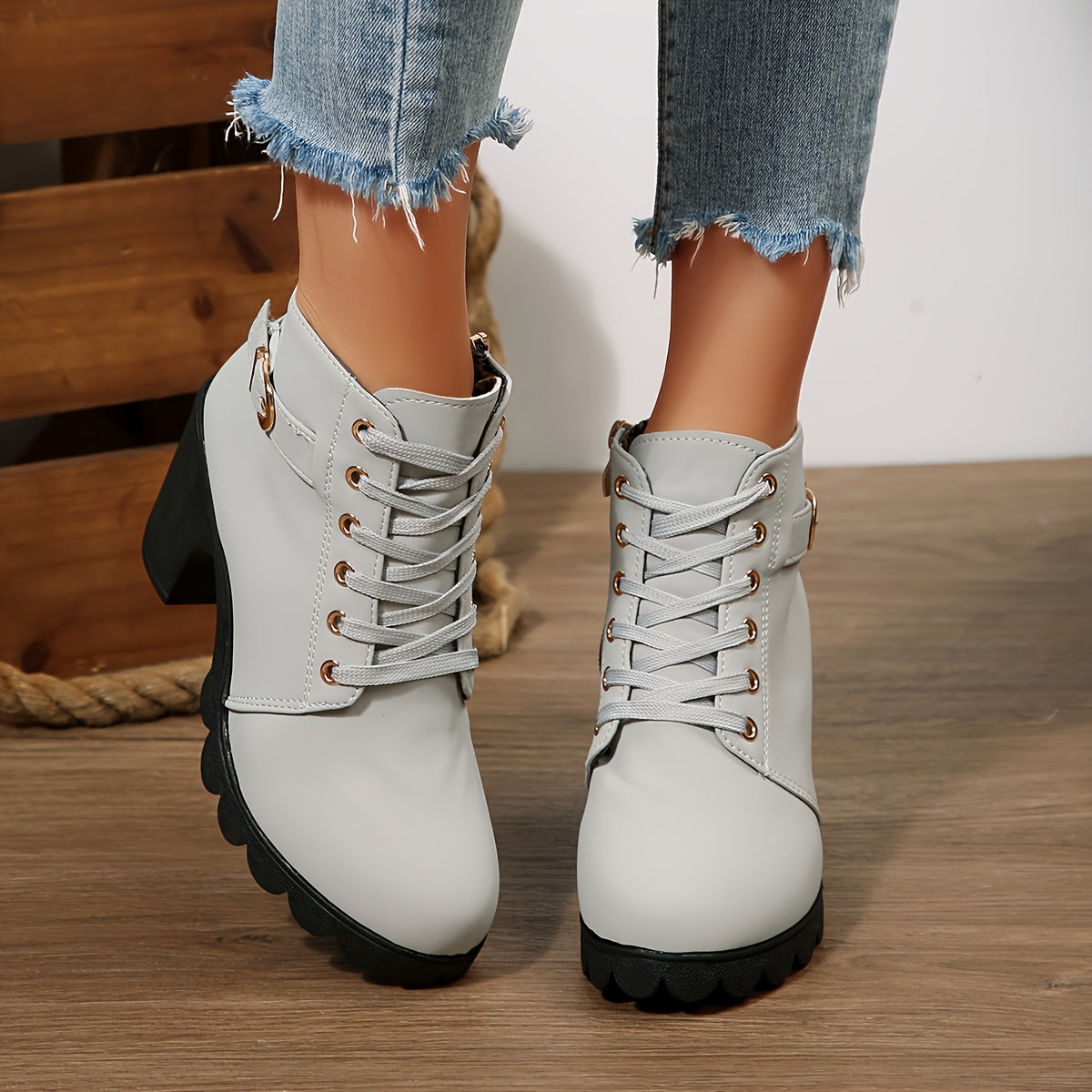Tamsin | Lace-Up Ankle Boots