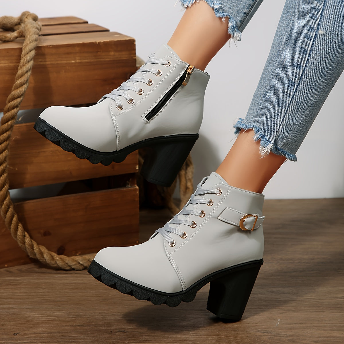 Tamsin | Lace-Up Ankle Boots