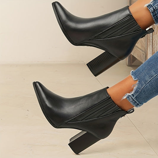 Onora | Pointed Ankle Boots