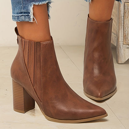 Onora | Pointed Ankle Boots