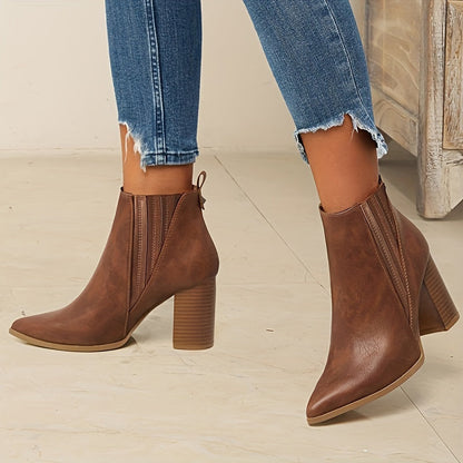 Onora | Pointed Ankle Boots