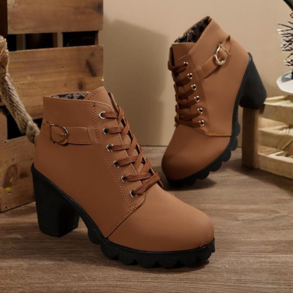 Raphaela | Lace-Up Ankle Boots