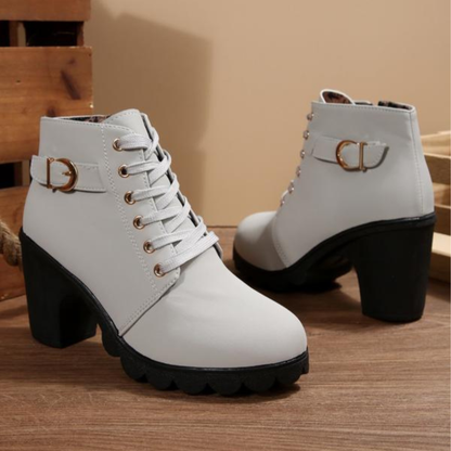 Raphaela | Lace-Up Ankle Boots