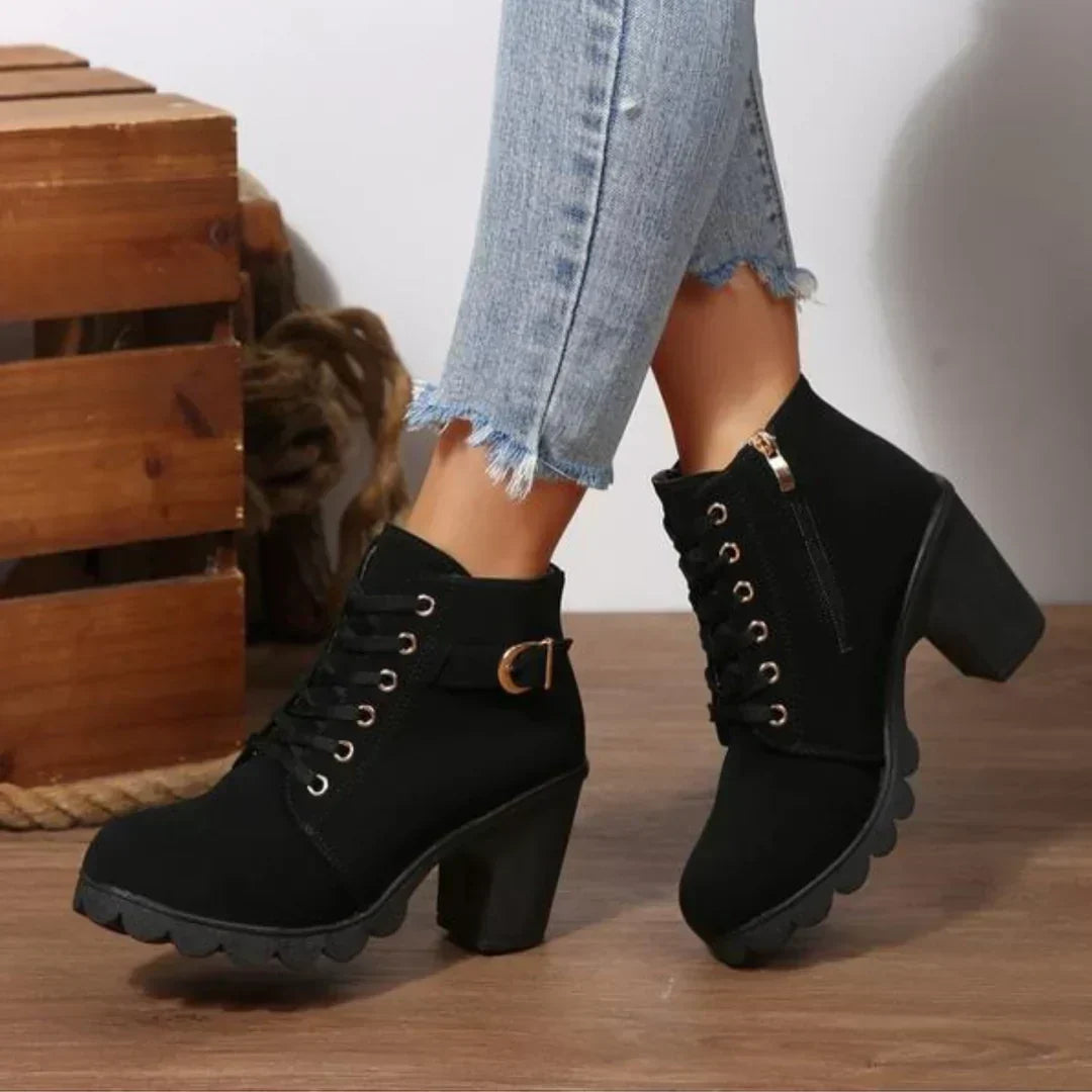 Raphaela | Lace-Up Ankle Boots