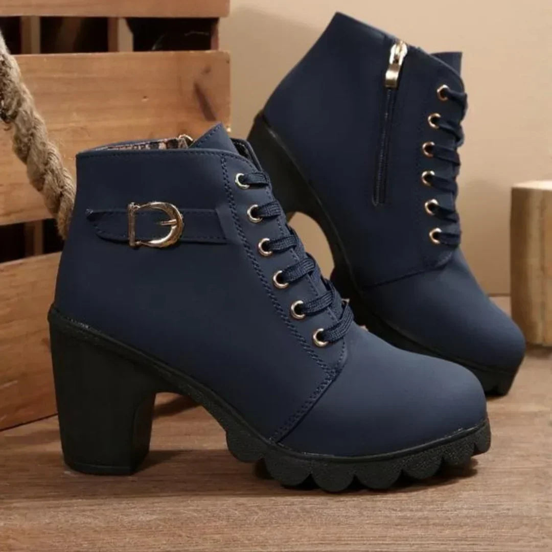 Raphaela | Lace-Up Ankle Boots