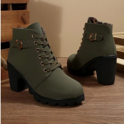 Raphaela | Lace-Up Ankle Boots