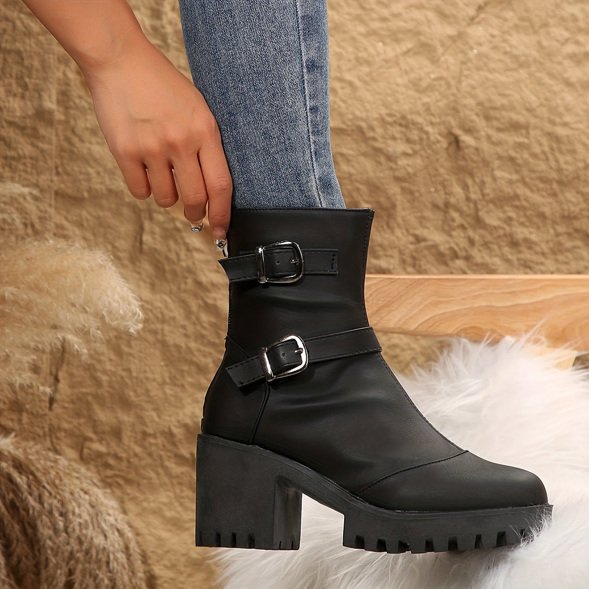 Gethin | Ankle Boots with Strap